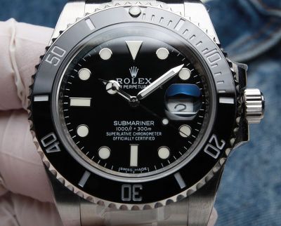 ROLEX Submariner 904L Steel 2836 Automatic Movement 40MM Black Trusted Dealers Replica Watch